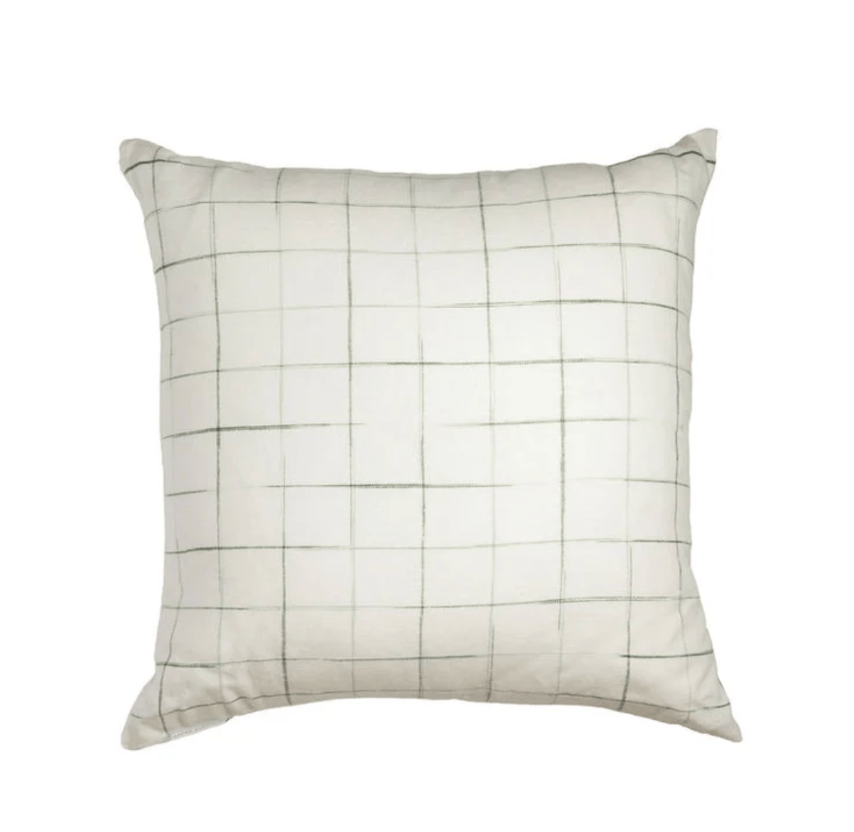 Sarah Baeumler Decorative Accent Pillow - Check Grass