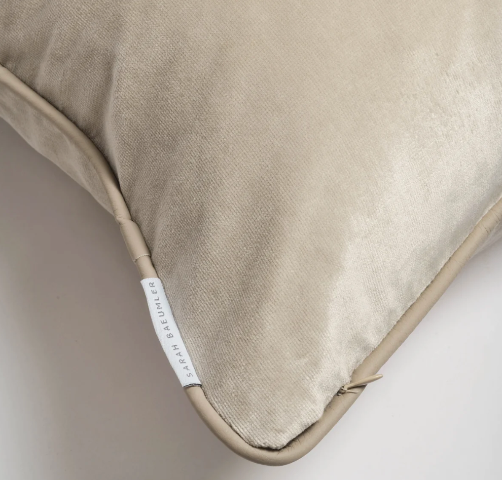 Sarah Baeumler Decorative Accent Pillow - Pale Oak