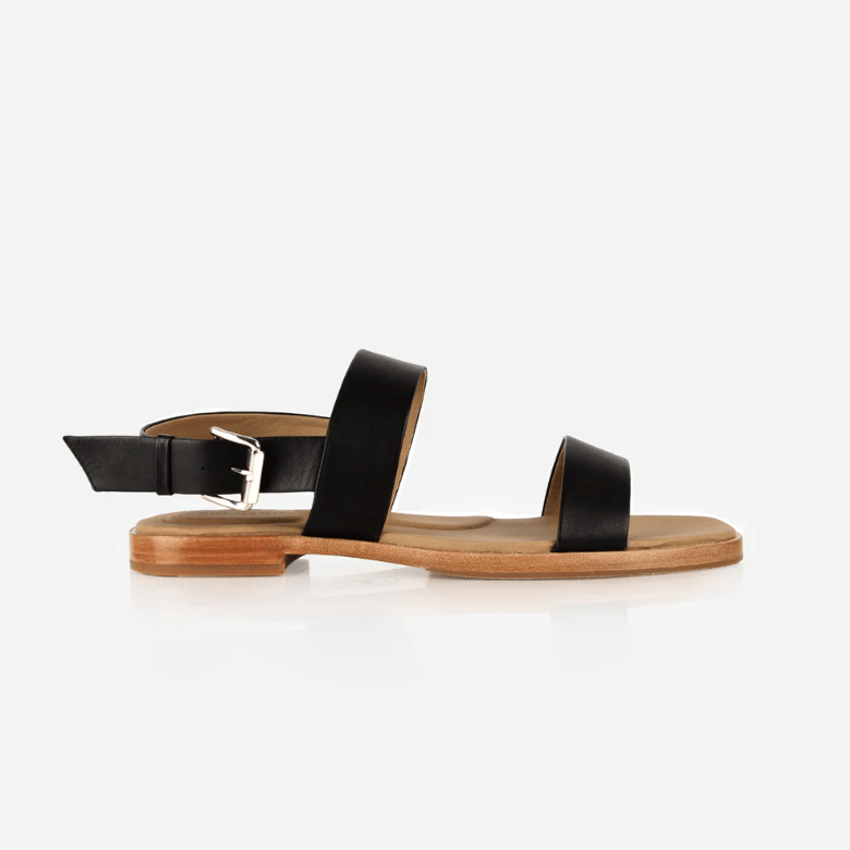 Poppy Barley - The PATIO Sandal Black