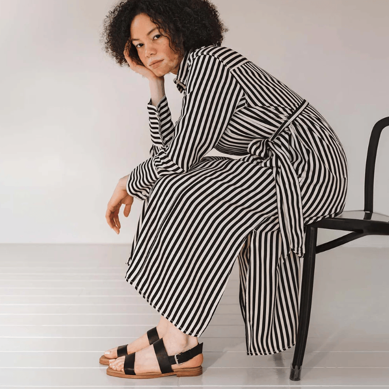 Poppy Barley - The PATIO Sandal Black