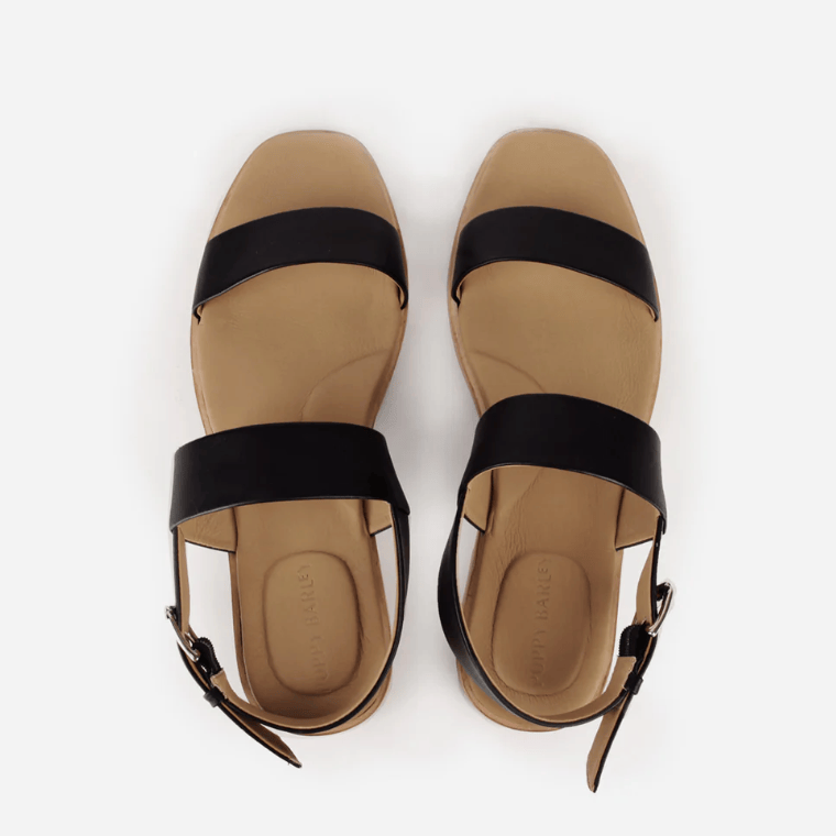 Poppy Barley - The PATIO Sandal Black