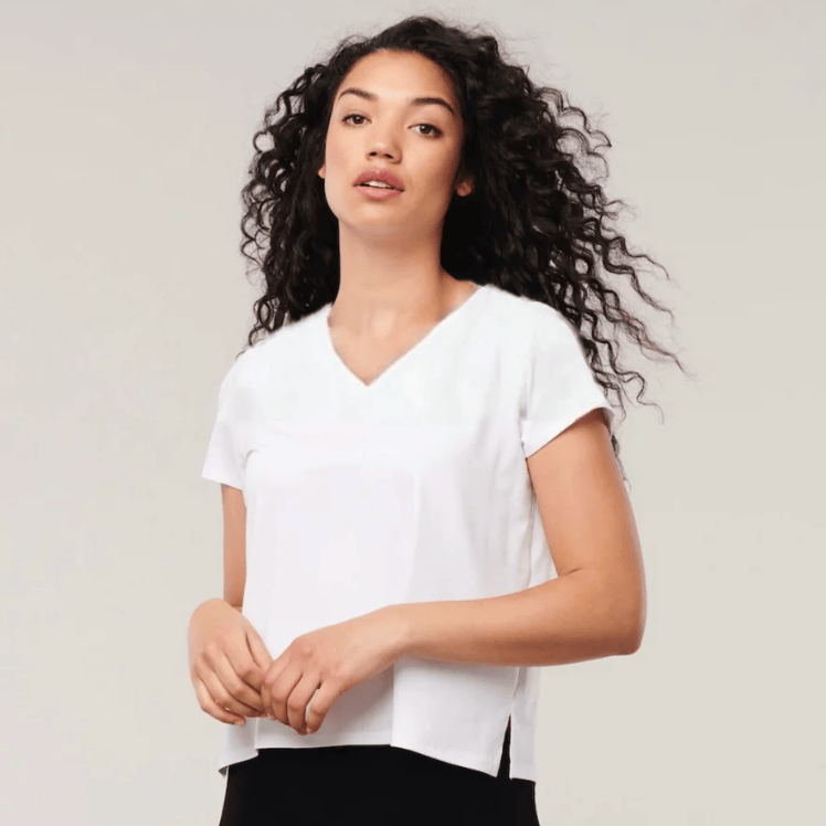 Helene Clarkson Design ALBI Sustainable V-Neck Tee