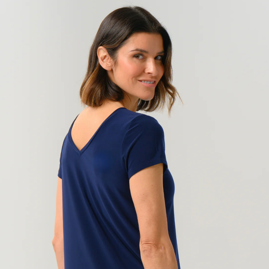 Helene Clarkson Design TAN TAN Reversible T-Shirt