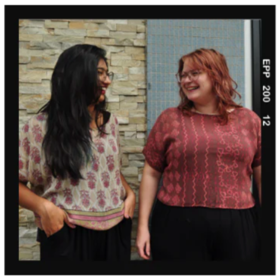 sariKNOTsari Avatar Pure Silk Boxy Top