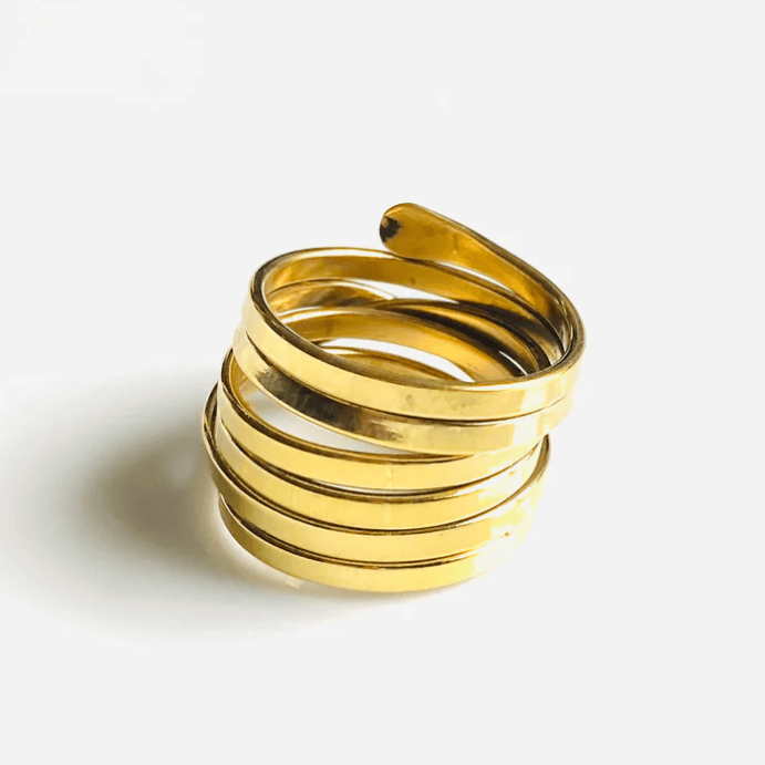 Love Not Fear MEDUSA Brass Ring