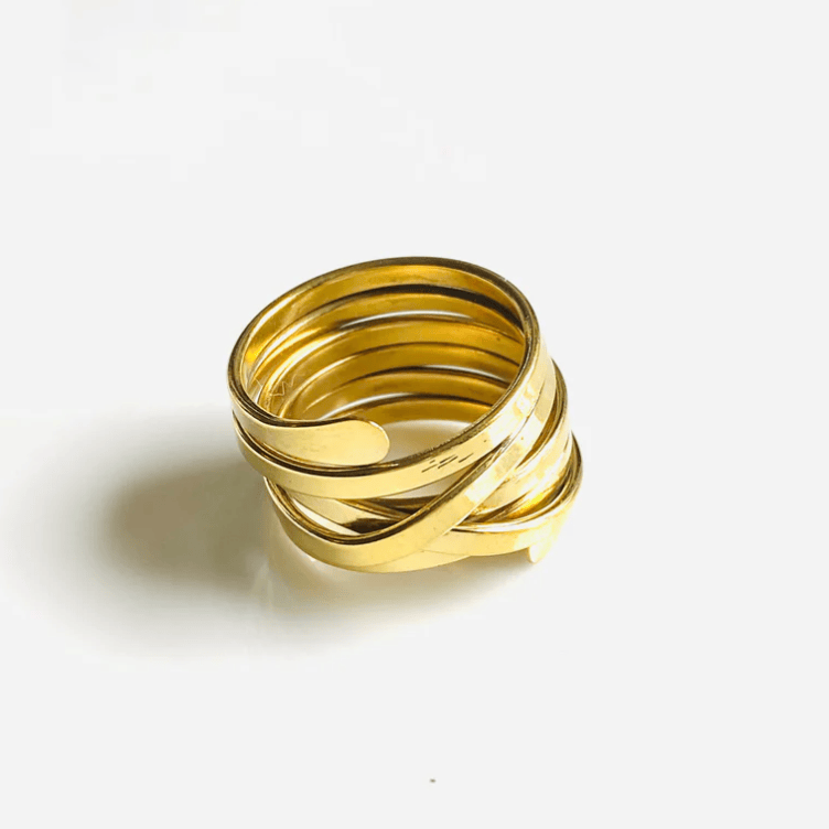 Love Not Fear MEDUSA Brass Ring