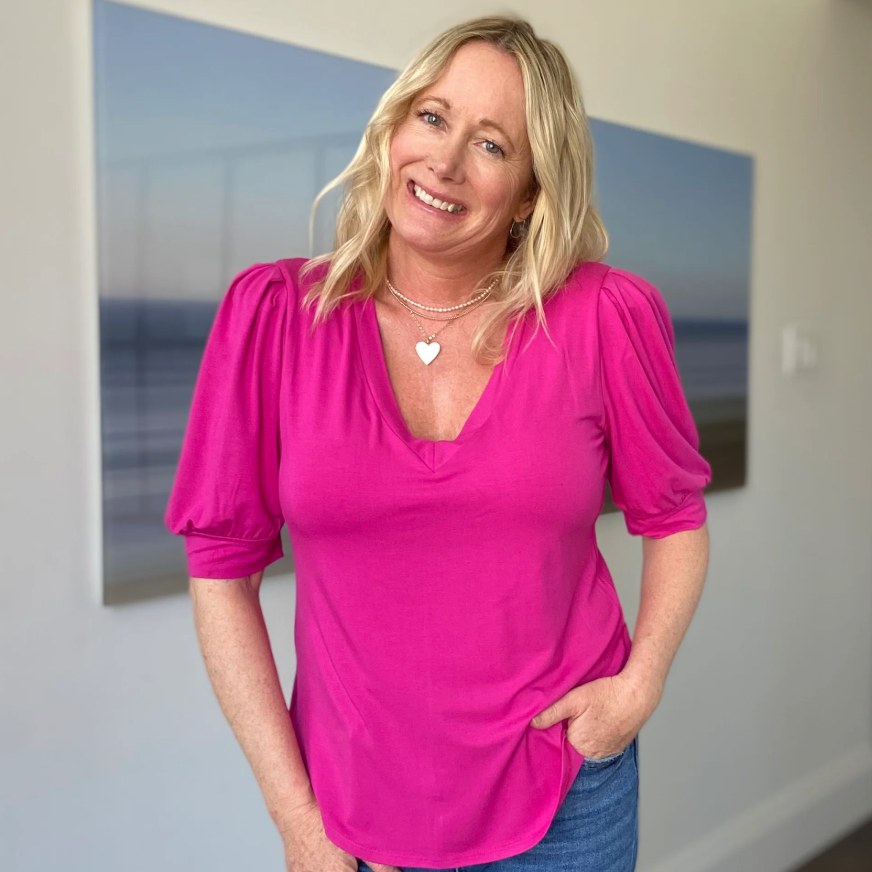 DOTTY Hot Pink Darling Tee