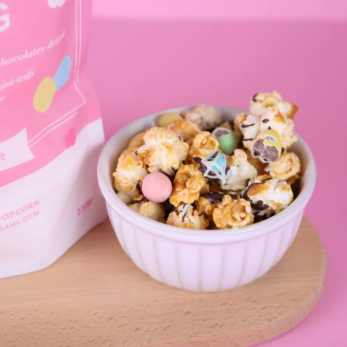 UTOFFEEA Mini Eggs Handcrafted Toffee Popcorn