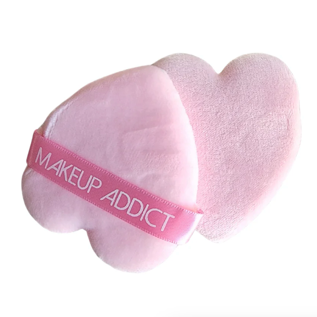 Makeup Addict Heart-Shaped Velvet Powder Puff