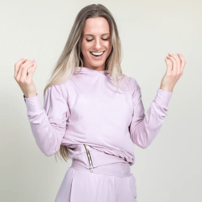 Olive + Splash Lightweight Hoodie