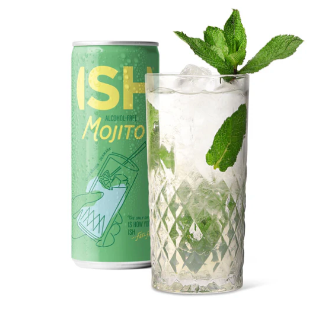 ISH Mojito 4x250ml Cans (Alcohol-Free)