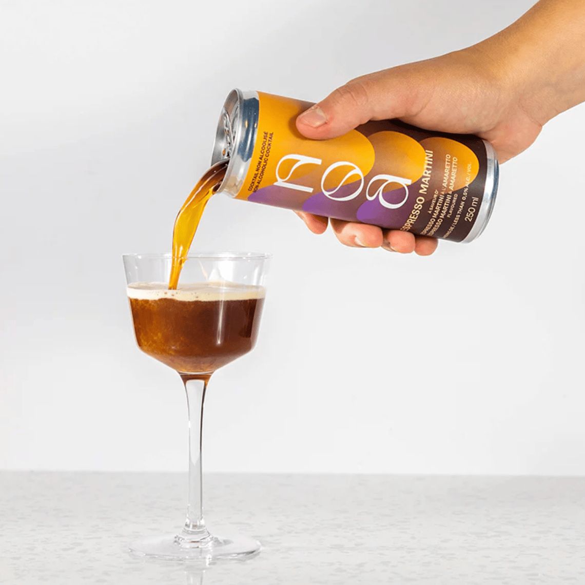NOA Espresso Martini 4x250ml Cans (Alcohol Free)