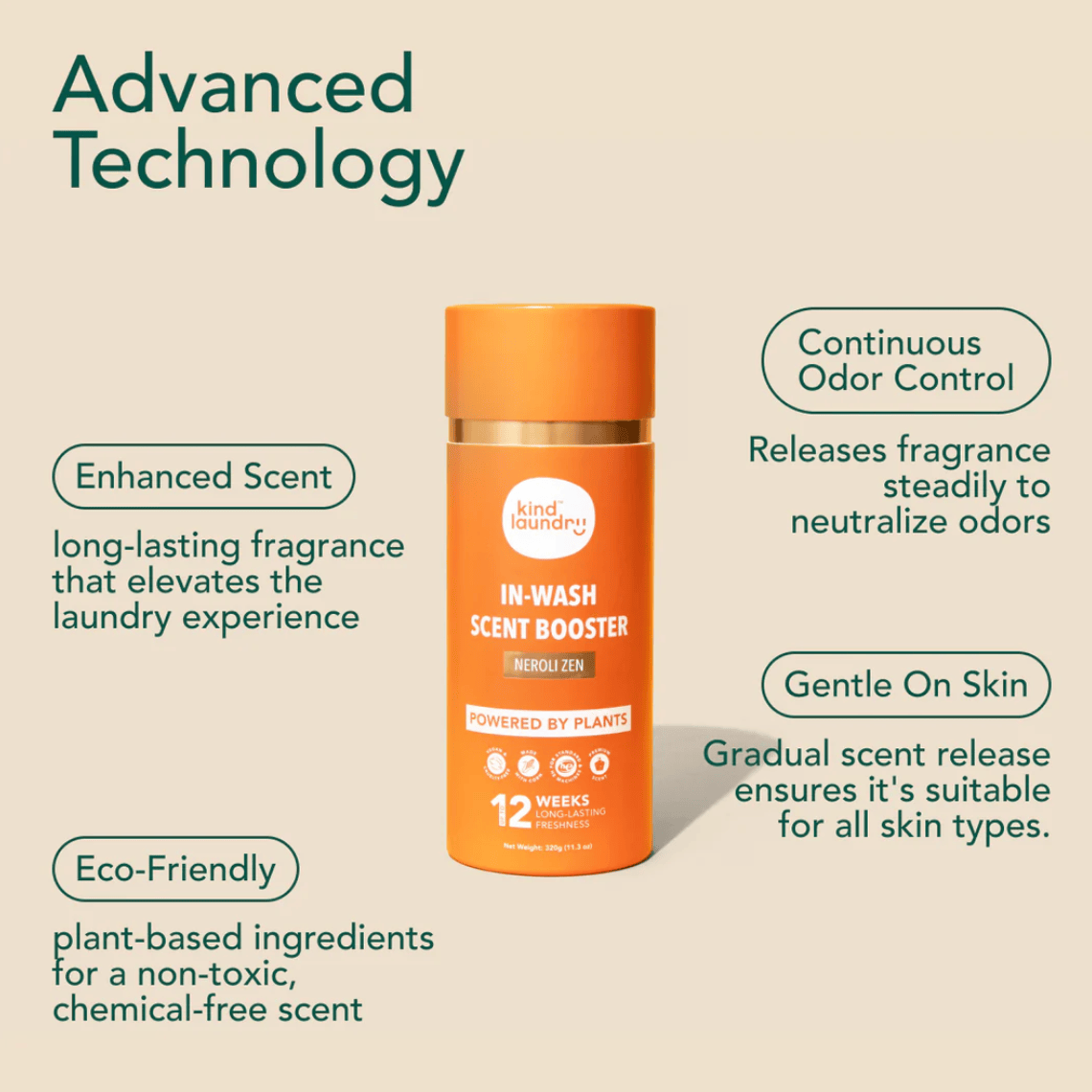 Kind Laundry In-Wash Scent Booster - Neroli Zen (21 Loads)