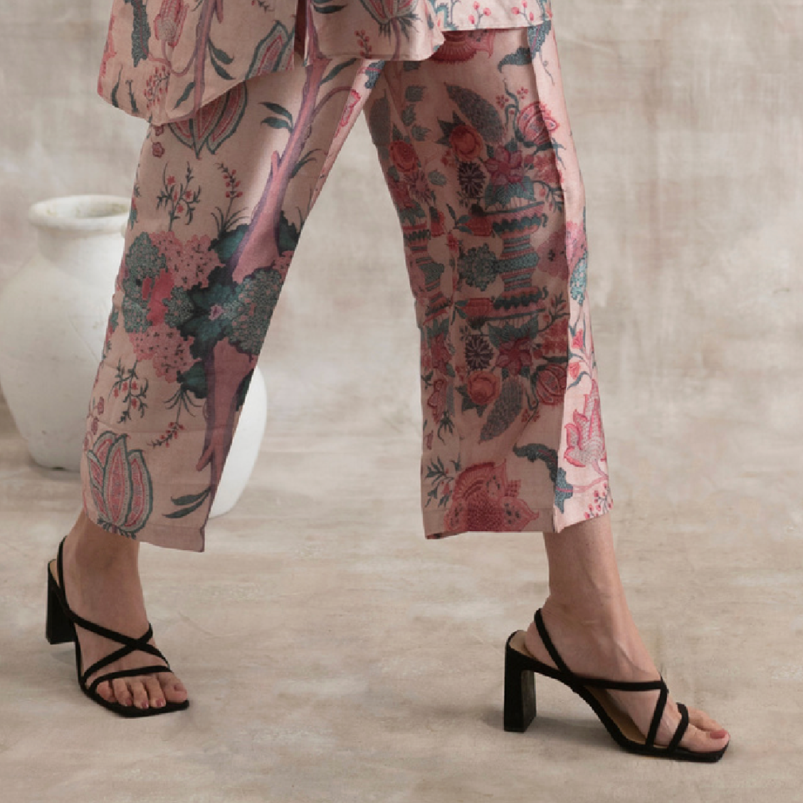 Indo Threadz PINK RIVIERA Matching Pant Set