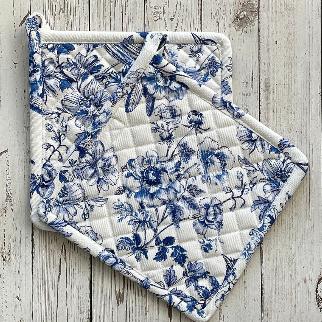 Mahogany COLLINS Pot Holders (Set of 2)