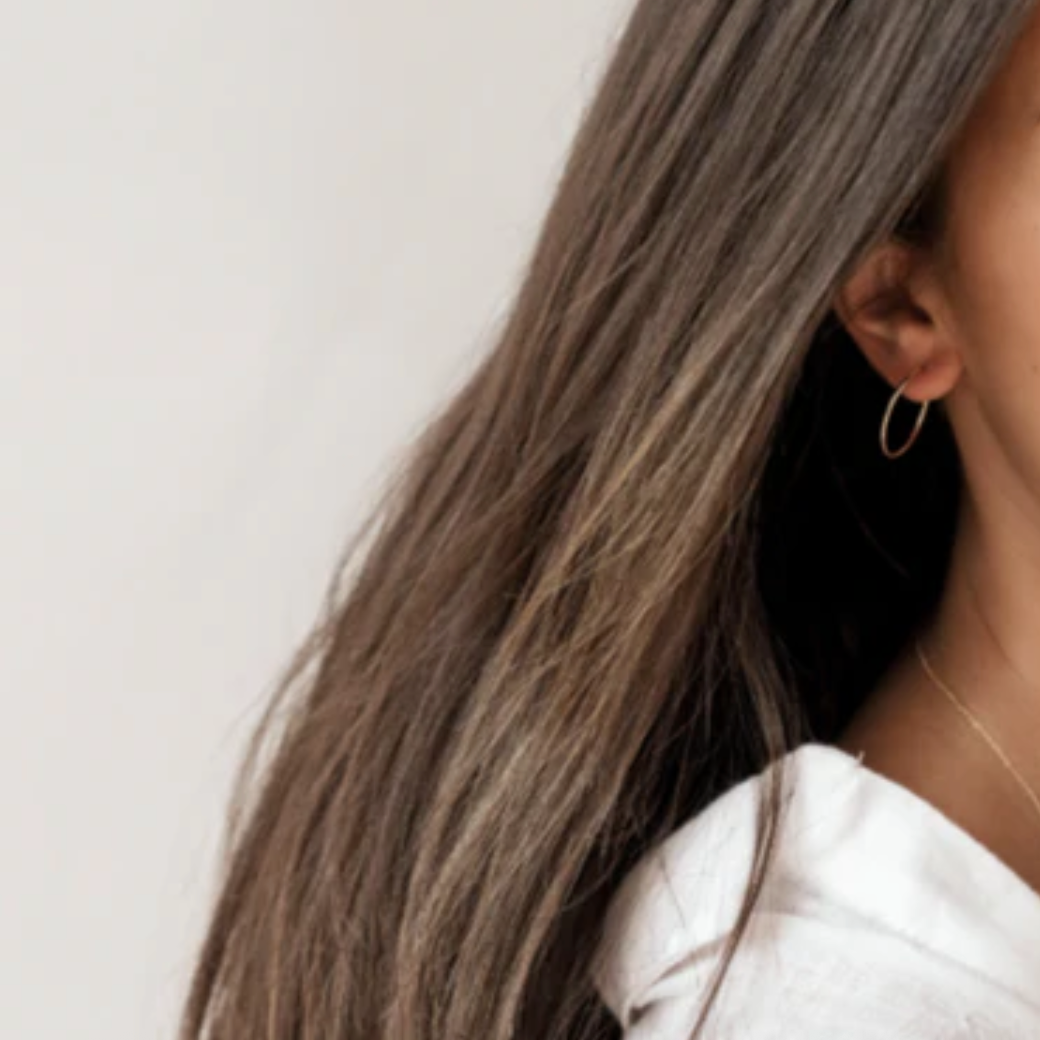 Shiny Soul Creations - Gold Sleeper Hoop Earrings