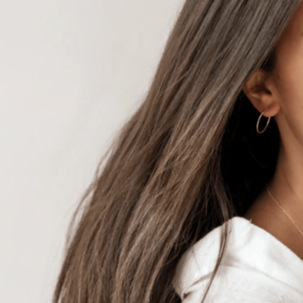 Shiny Soul Creations - Gold Sleeper Hoop Earrings
