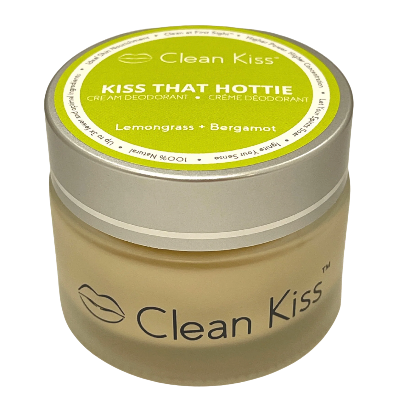 Clean Kiss Natural Deodorant - Kiss That Hottie with Lemongrass & Bergamot