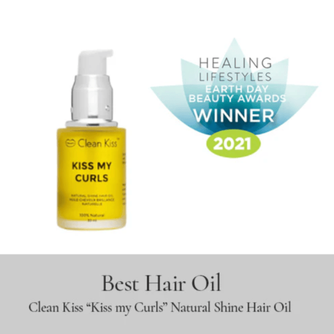 Clean Kiss "Kiss My Curls" Hair Shine Oil