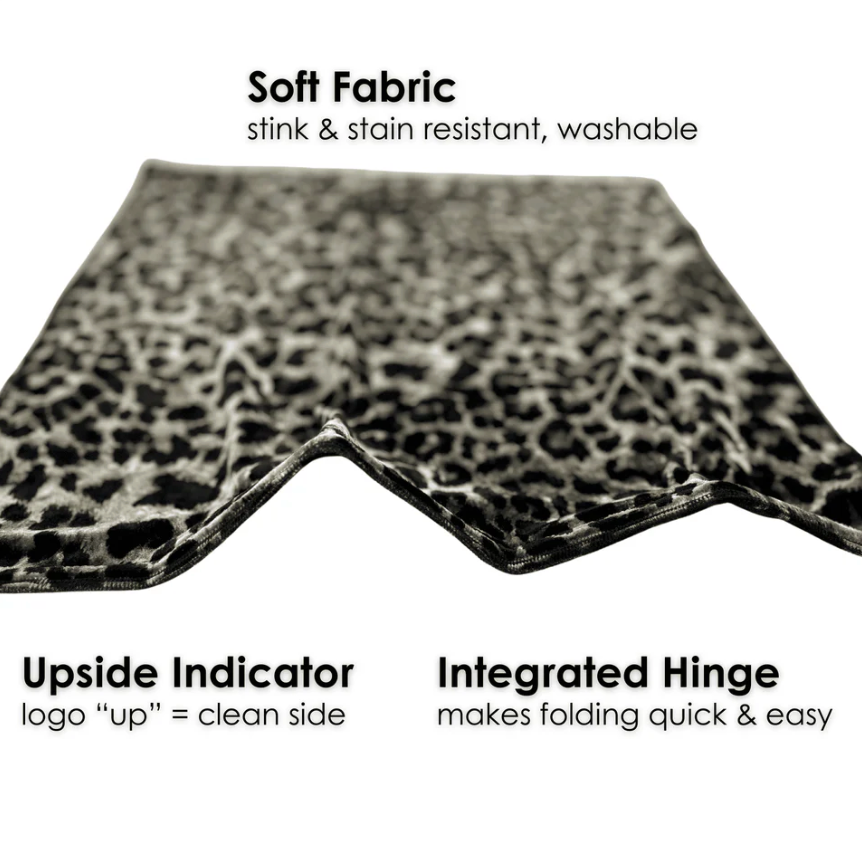 Leopard print fabric with integrated hinge, screenshot June 12, 2025