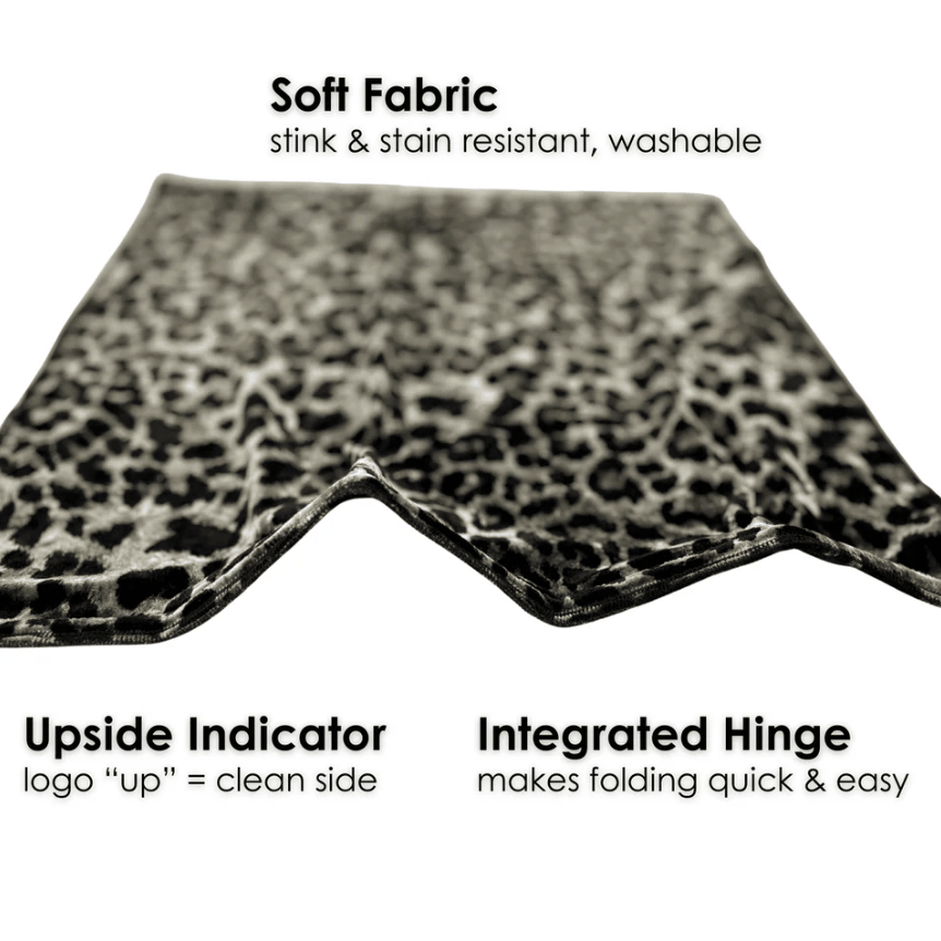 Leopard print fabric with integrated hinge, screenshot June 12, 2025
