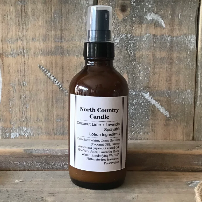North Country Candle Coconut Lime Lavender Sprayable Lotion - screenshot