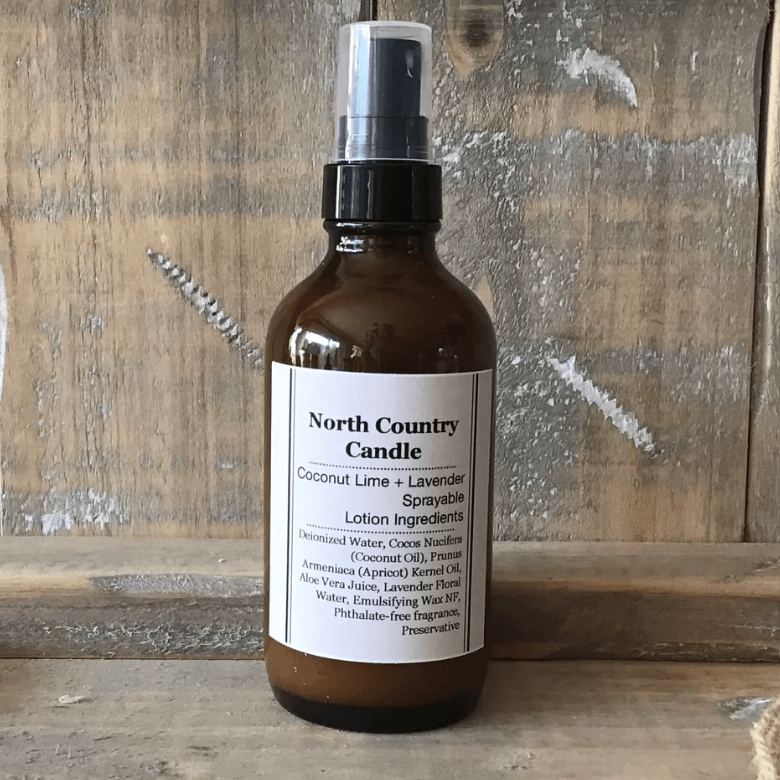 North Country Candle Coconut Lime Lavender Sprayable Lotion - screenshot