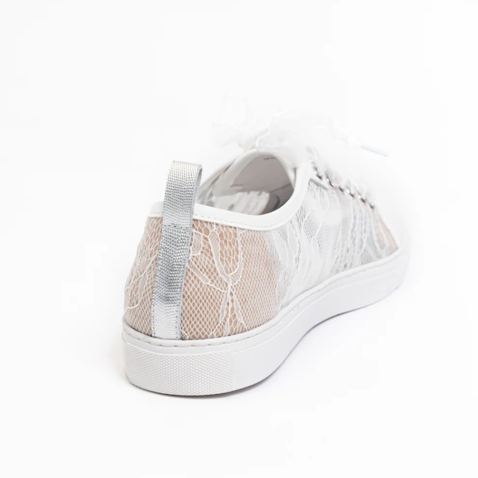 Screenshot of white lace sneaker, July 16, 2025