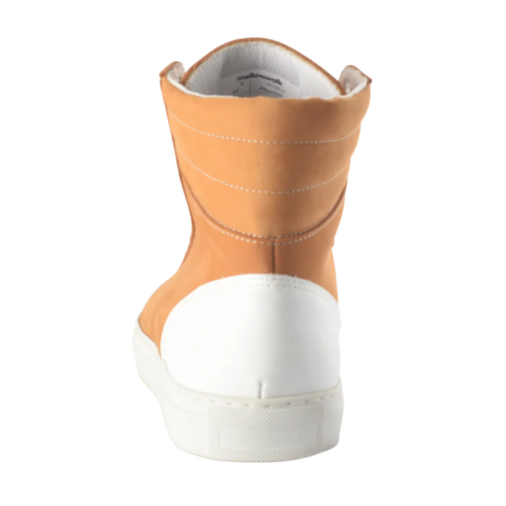 Screenshot of tan and white high-top sneaker, July 16, 2025