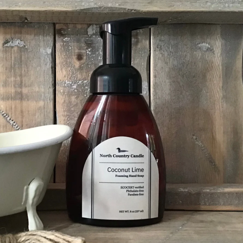 Screenshot of North Country Candle Coconut Lime soap bottle