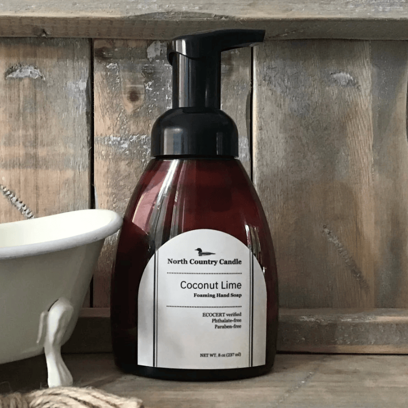 Screenshot of North Country Candle Coconut Lime soap bottle