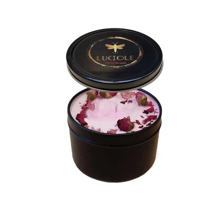 Luciole candle with rose petals, screenshot July 22, 2025