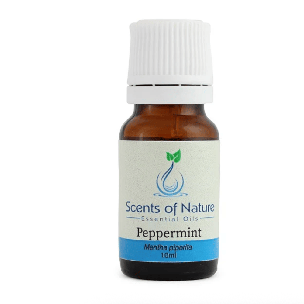Screenshot of Scents of Nature Peppermint Essential Oil bottle.