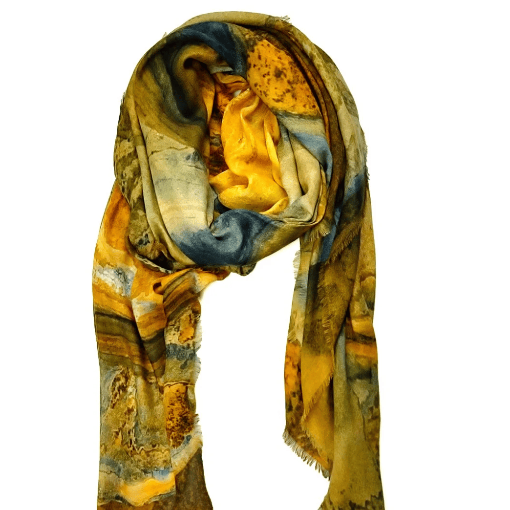 August 11, 2025, colorful patterned scarf