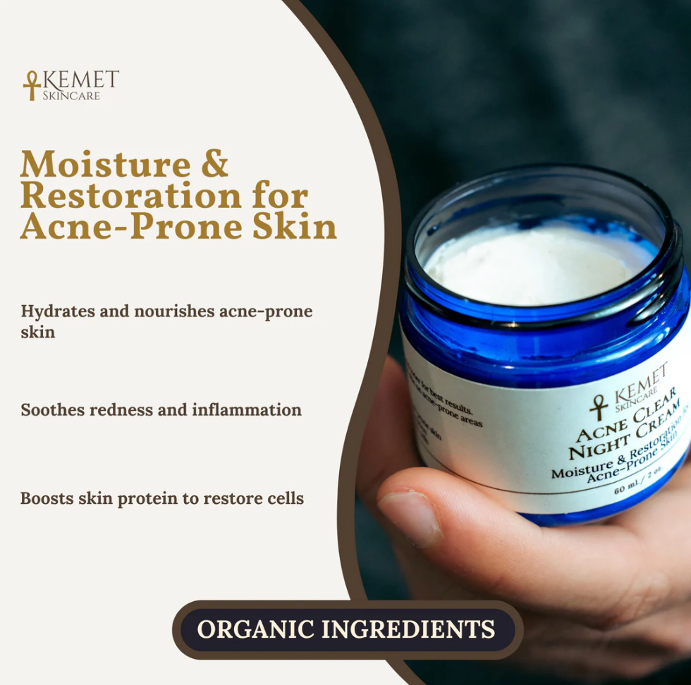 moisture & restoration for acne-prone skin.