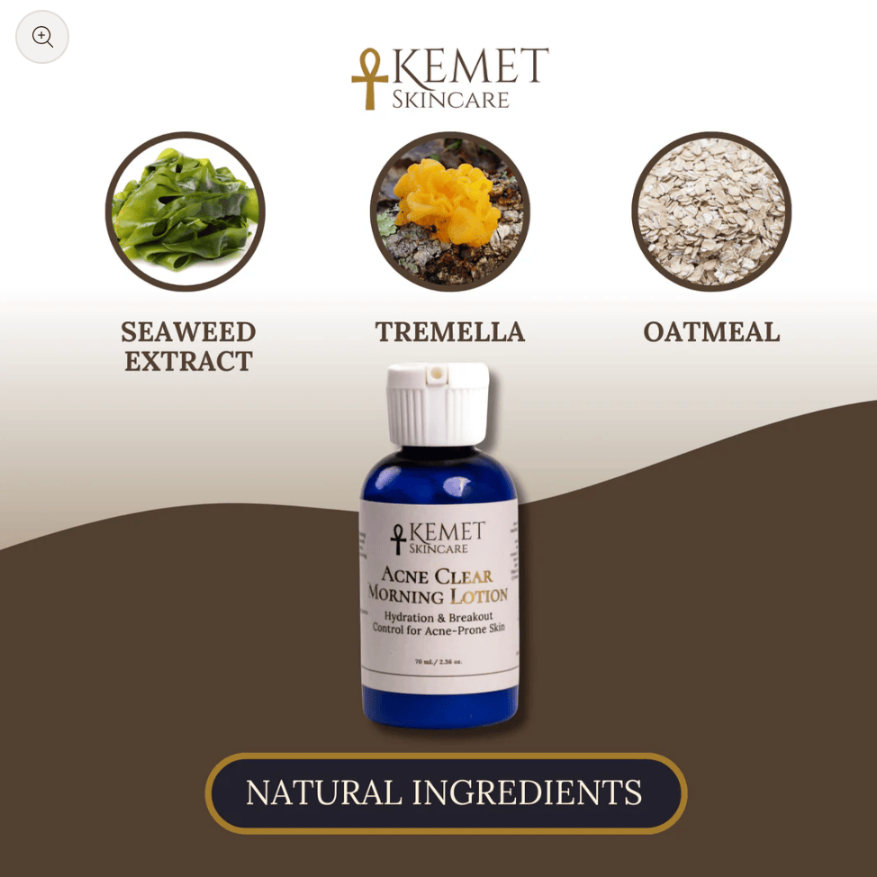 Kemet Skincare Acne Clear Lotion with Natural Ingredients - Screenshot...