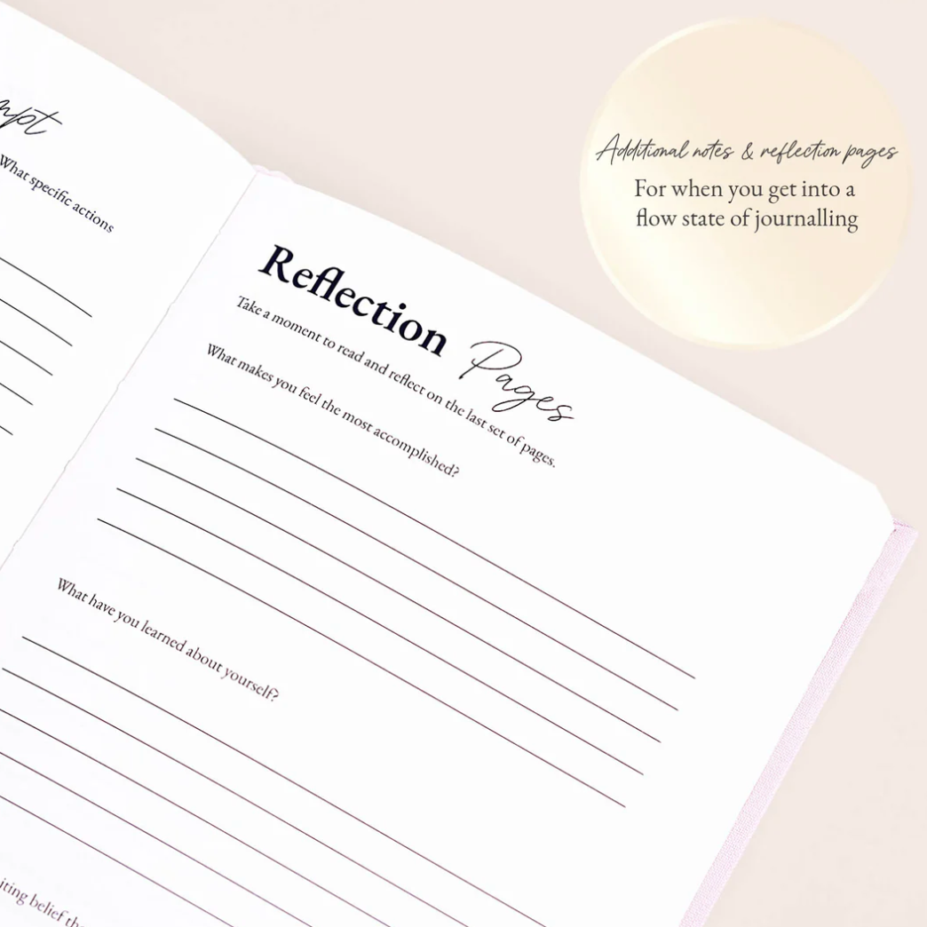 Journal reflection pages screenshot, August 14, 2025