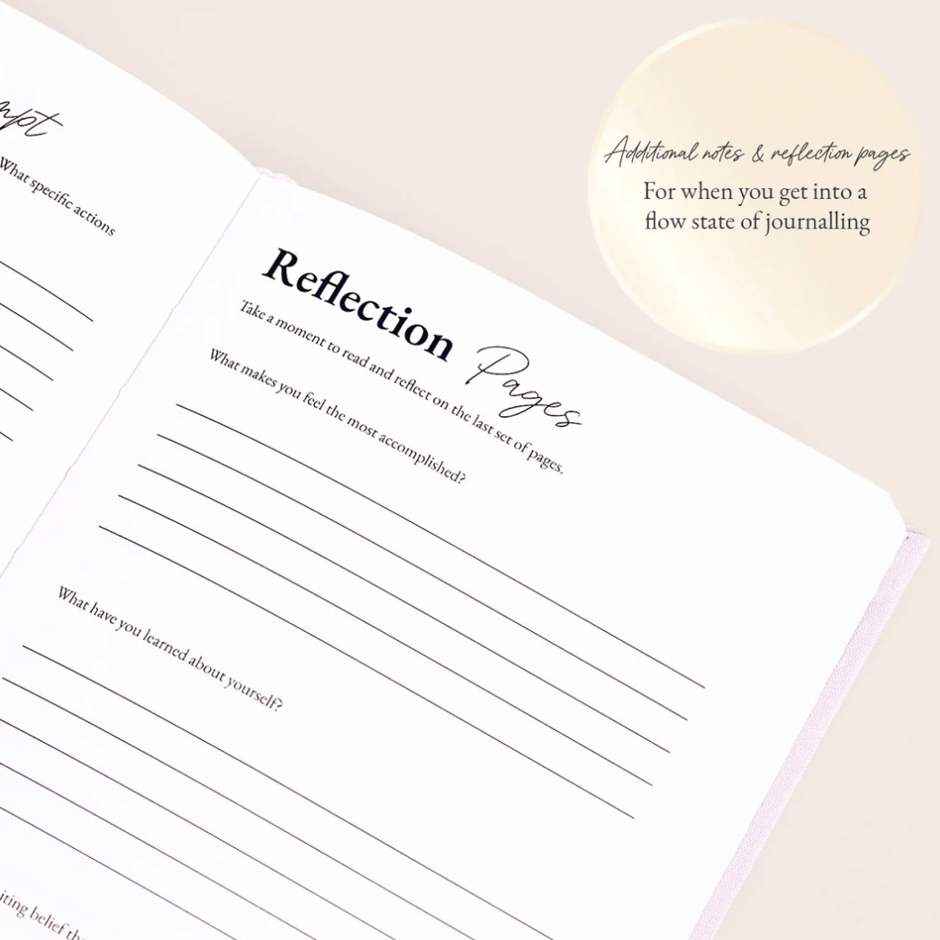 Journal reflection pages screenshot, August 14, 2025