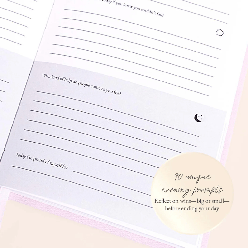 Journal with evening prompts - Screenshot 2025-08-14 at 10.58 AM