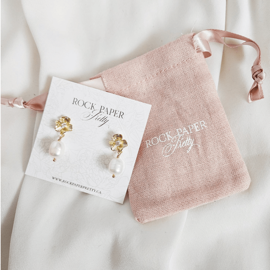 Rock Paper Pretty earrings with pearl drops, September 1, 2025 screenshot.