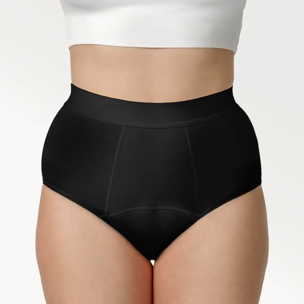 Black period underwear, screenshot from Sept 10, 2025.