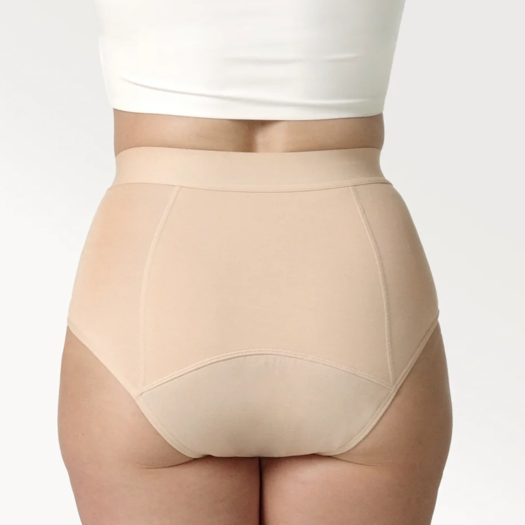 Screenshot of beige high-waisted underwear, Sept 10, 2025.