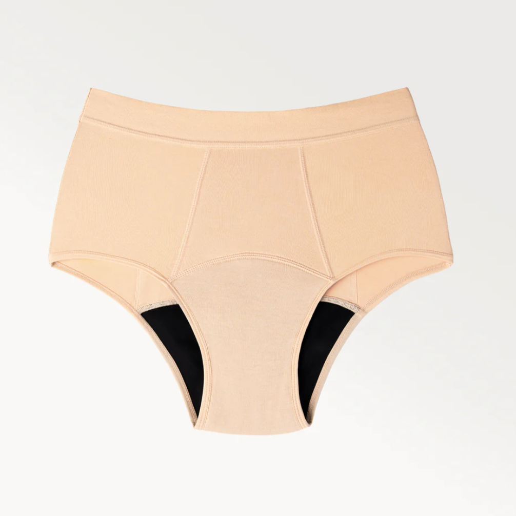 Period underwear screenshot, beige absorbent briefs, Sept 10, 2025