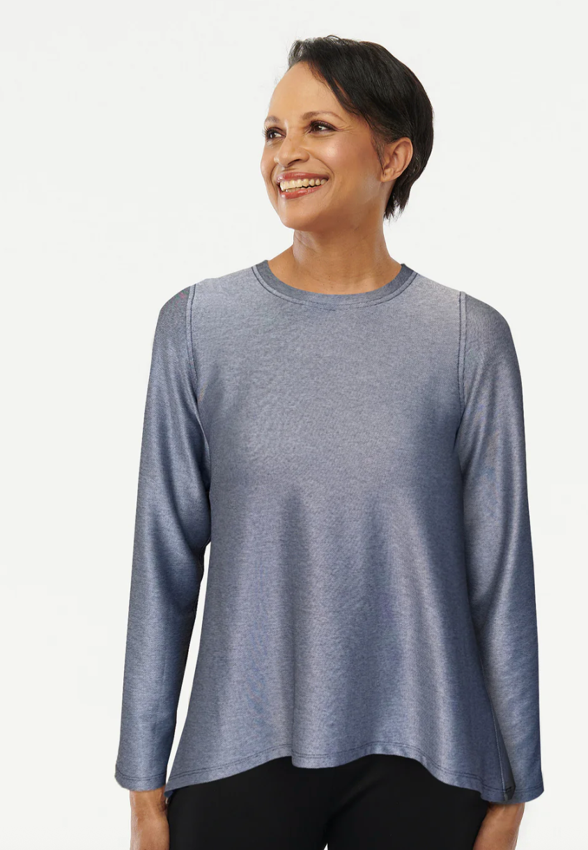 Helene Clarkson Design ORLY Reversible Long Sleeve Top