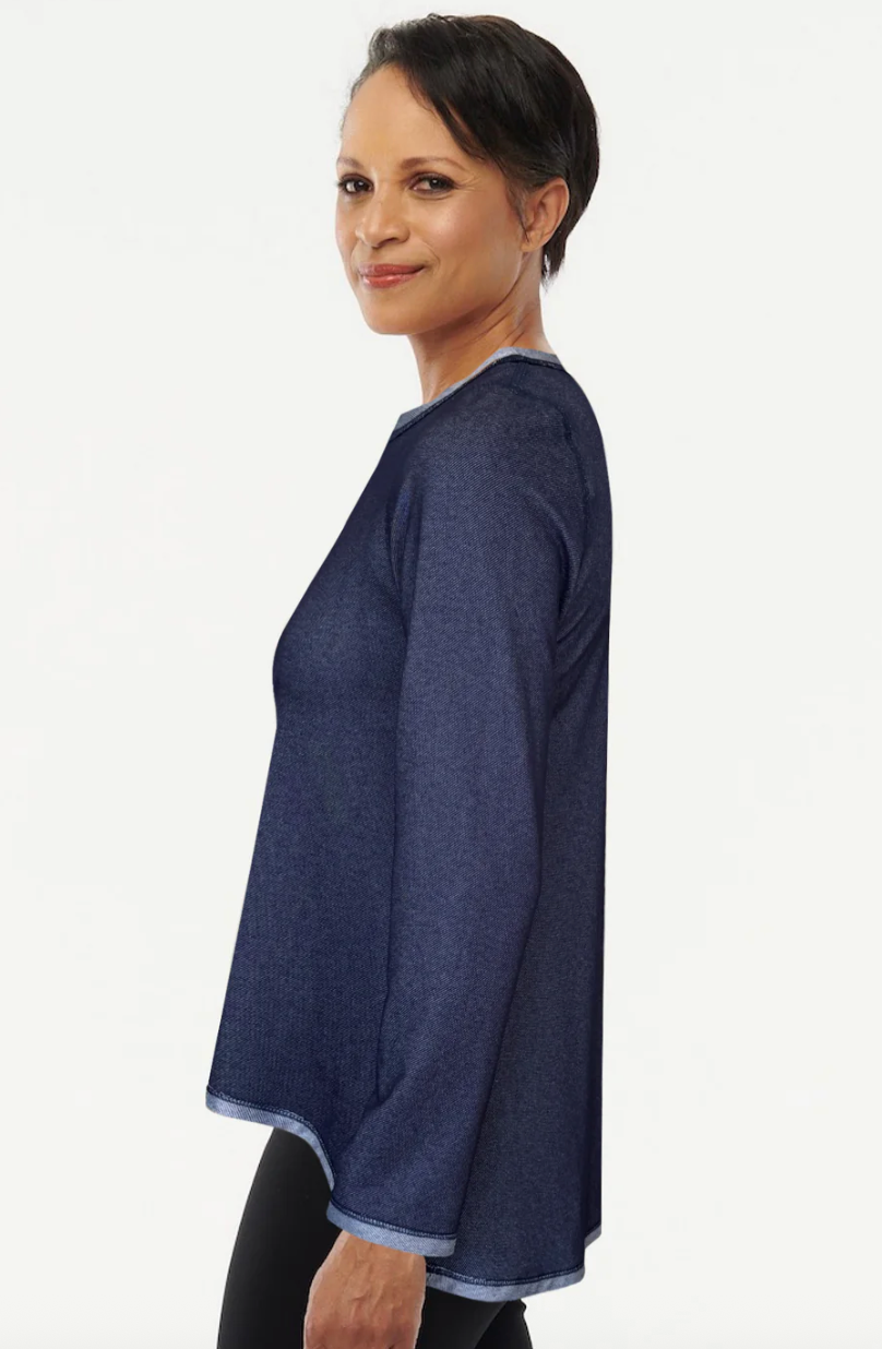Helene Clarkson Design ORLY Reversible Long Sleeve Top