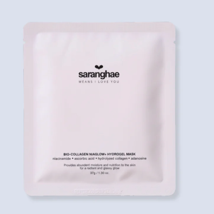 SARANGHAE SKIN Bio-Collagen NiaGlow+ Hydrogel Mask (5-pack)