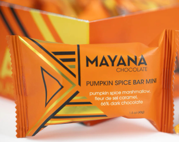 Mayana Mini Chocolate Bar - Pumpkin Spice Bar