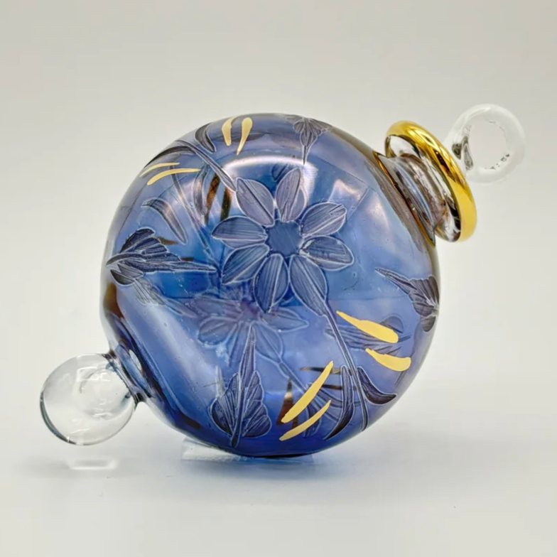 Dandarah - Blown Glass Small Flowers in Colours Ornament