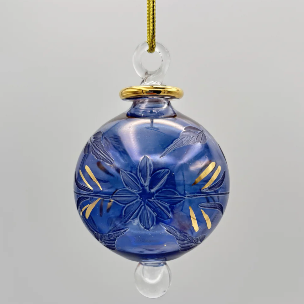 Dandarah - Blown Glass Small Flowers in Colours Ornament