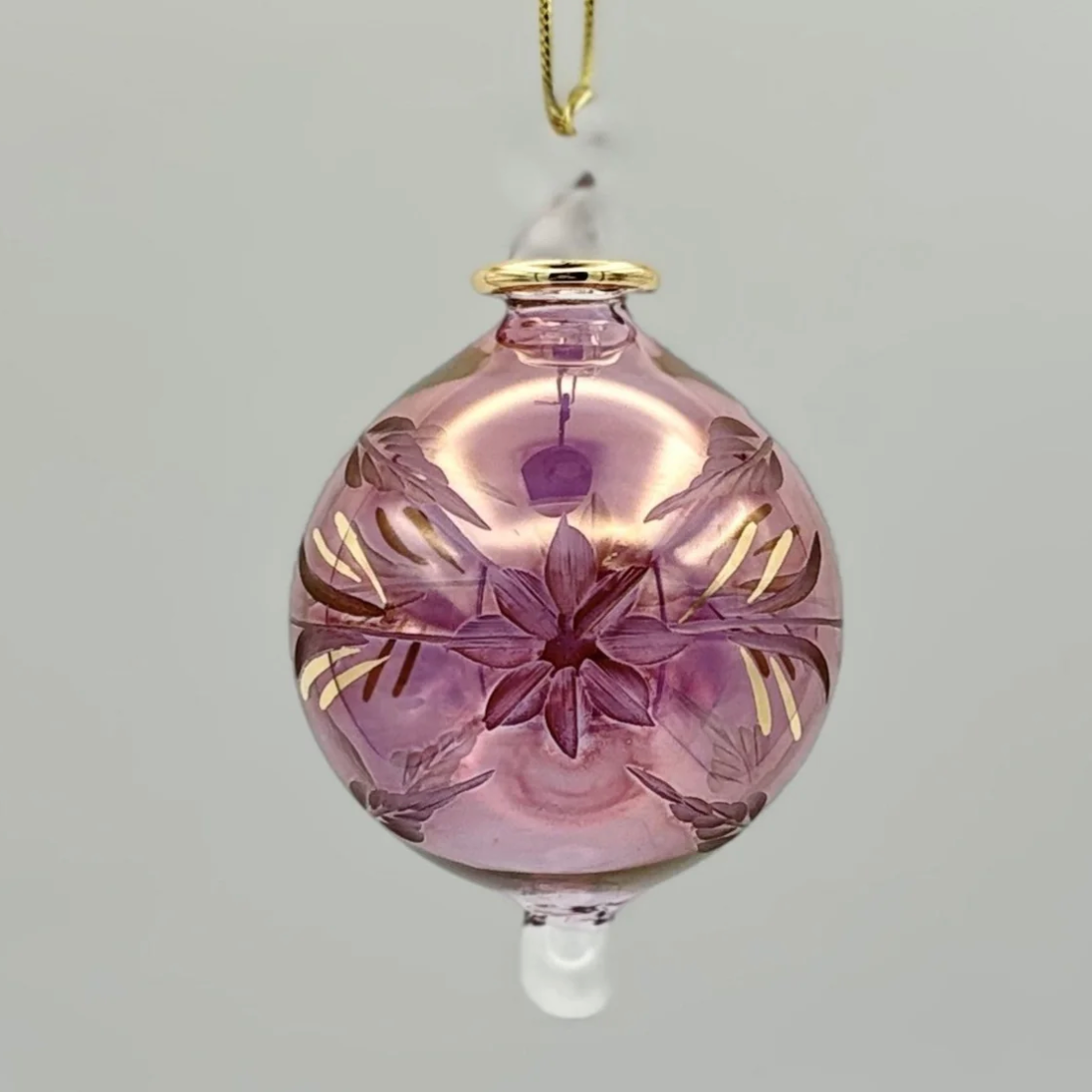 Dandarah - Blown Glass Small Flowers in Colours Ornament